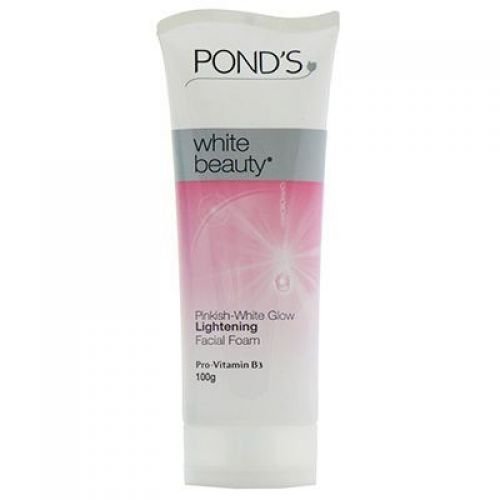 Pond's White Beauty Pinkish-White Glow Lightening Facial Foam (100g)