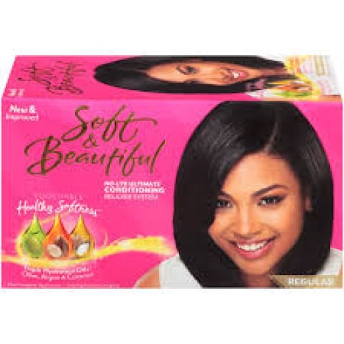 Soft & Beautiful Regular No-Lye Ultimate Conditioning Relaxer System Kit