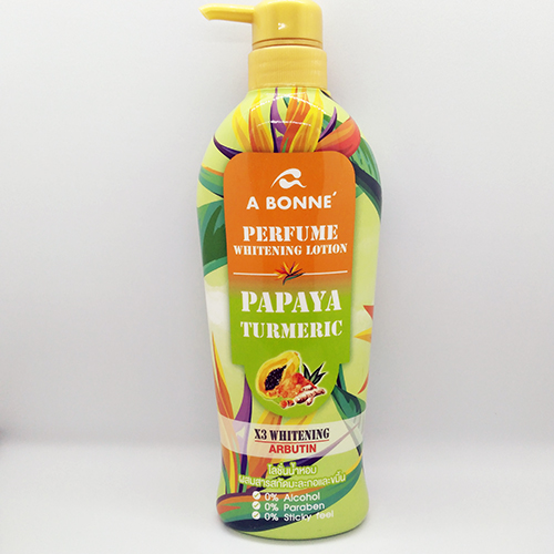 A Bonne Papaya Turmeric Perfume Whitening Lotion 500ml - Bcute-kw