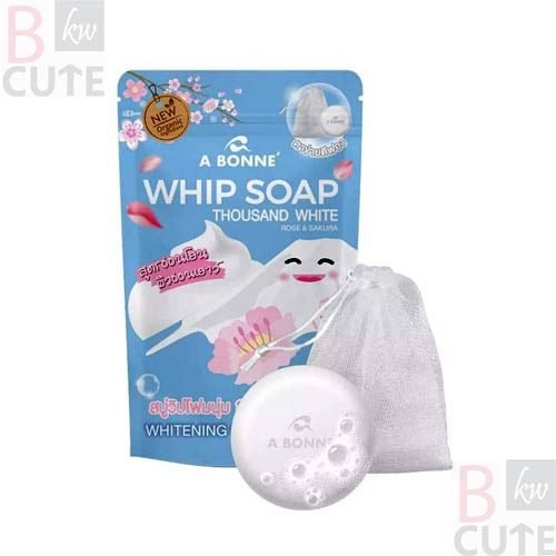 A Bonne Whip Soap Thousand White (Whitening Glutathione)