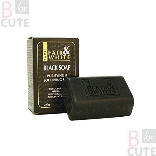 Fair & White Purifying & Softening Black Soap 200g