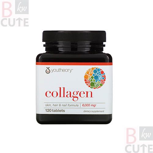 Youtheory, Collagen, 6,000 mg, 120 Tablets - Bcute-kw