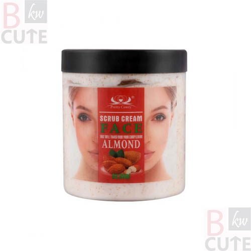 Pretty Cowry Face Scrub Cream Almond, 500ml
