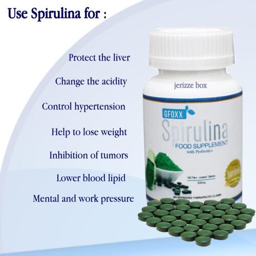 Spirulina GFOXX (100 tablets) - Bcute-kw