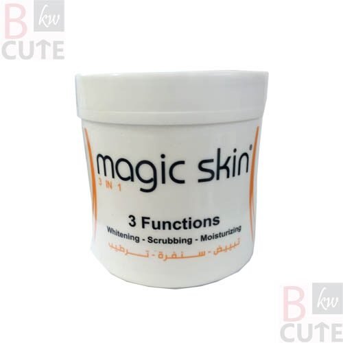 magic skin face and body scrubbing exfoliation cream 