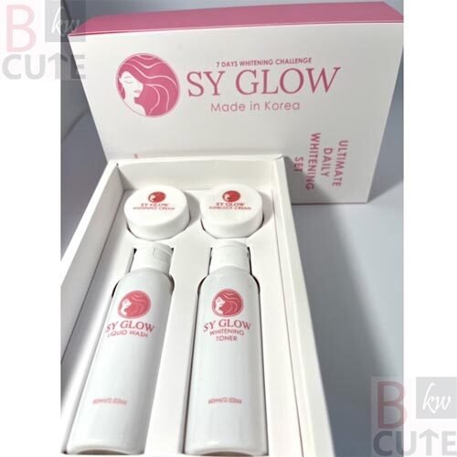 SY GLOW GLASS SKIN KOREAN WHITENING SET