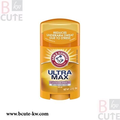 Arm & Hammer Ultra Max Deodorant Powder Fresh, Solid, 1Oz
