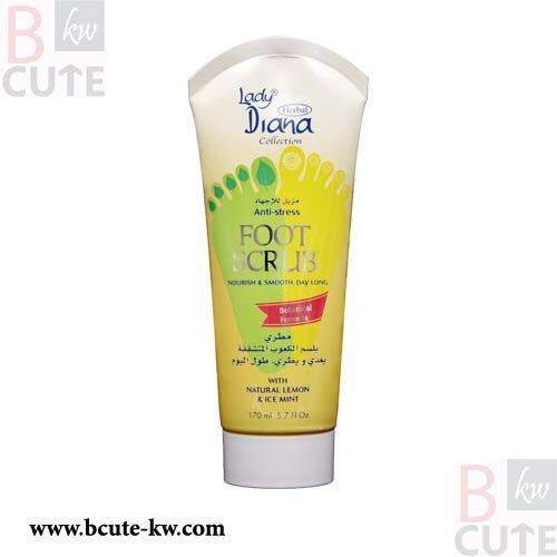 Lady Diana Foot Scrub with Lemon and Ice Mint 170ml