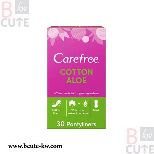 Carefree Cotton Aloe 30Pcs