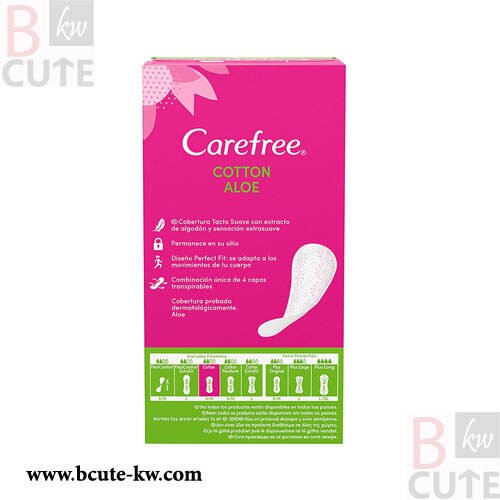 Carefree Cotton Aloe 30Pcs - Bcute-kw