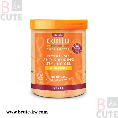 Cantu Anti-Shedding Styling Gel with Honey 18.5 fl oz