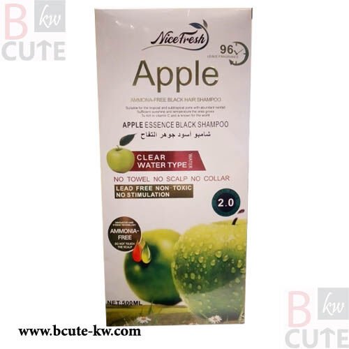 BLACK APPLE HAIR DYE AMMONIA FREE shampoo