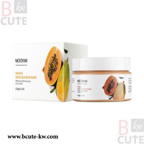 MOOYAM PAPAYA DEAD SEA MUD MASK, 120 g