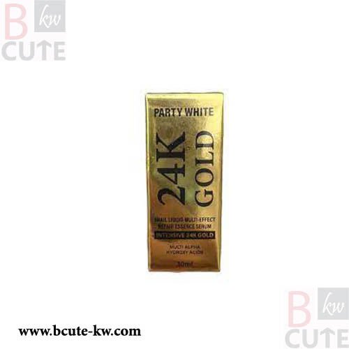 Party White 24K GOLD snail essence serum 30 ml.