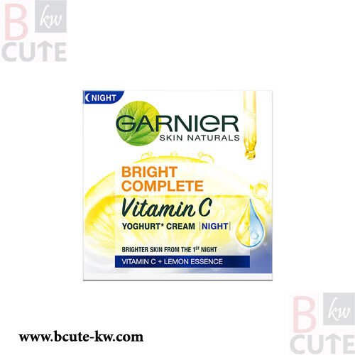 Garnier Bright Complete VITAMIN C YOGHURT Night Cream, 40g