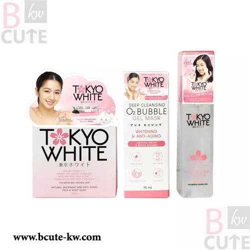 TOKYO WHITE Kawaii Sakura Set