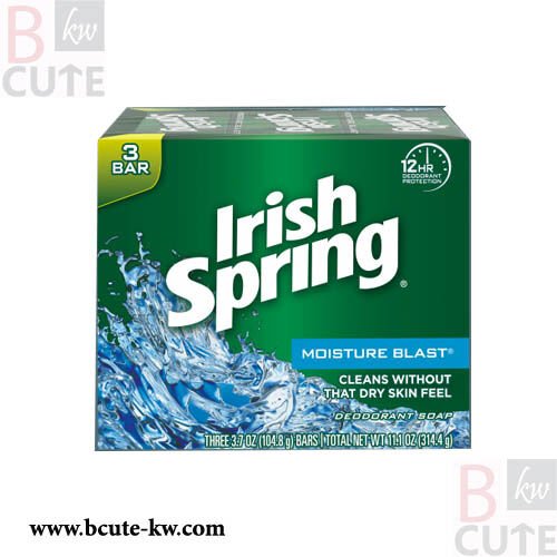 Irish Spring 3Bar Moisture Blast Soap 314.4g