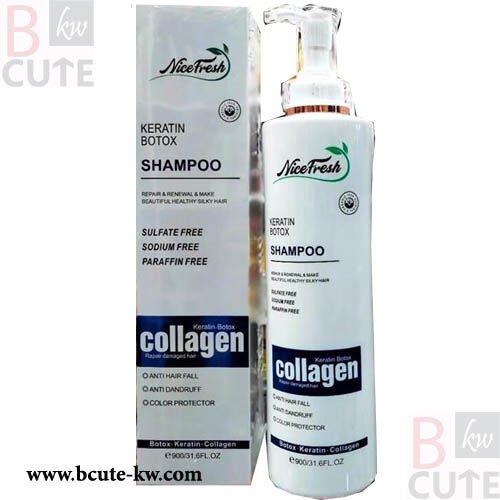 NICE FRESH HAIR COLLAGEN SHAMPOO WITH KERATIN