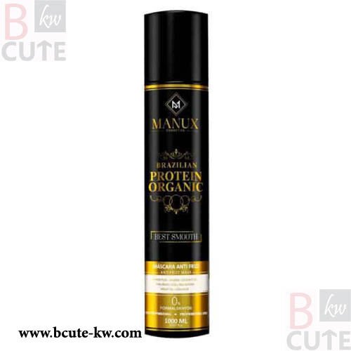 MANUX Brazilian Protein Organic Smoothing Hair Treatment 1000ml