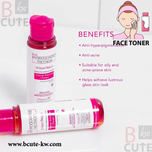 Brilliant Facial Toner 60ml with Hydroquinone Tretinoin