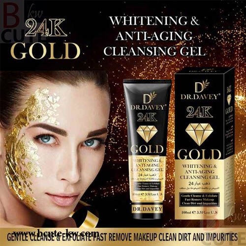 DR.DAVEY 24K gold serum face wash