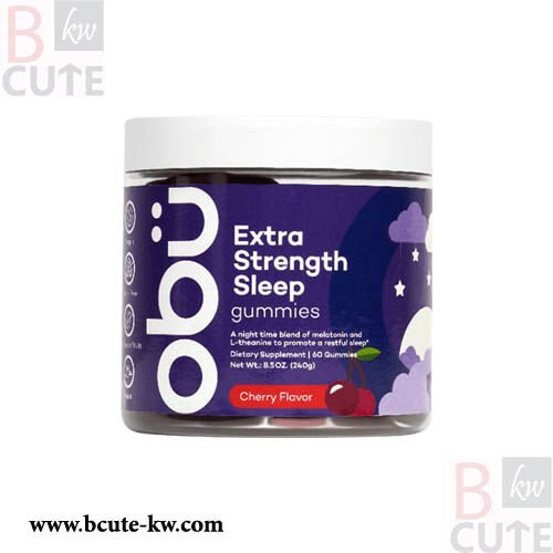 Obu Nutrition Extra Strength Sleep Cherry Flavour 60 Gummies