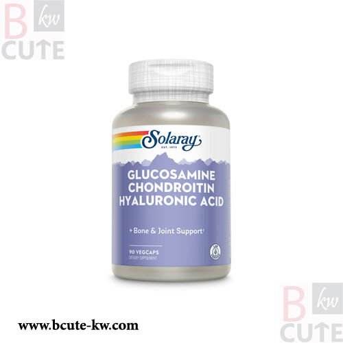 Solaray Glucosamine Chondroitin Hyaluronic Acid 90 Capsules