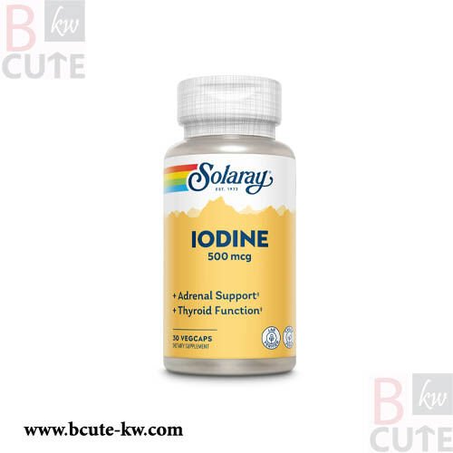 Solaray Iodine 500Mcg 30 Capsule