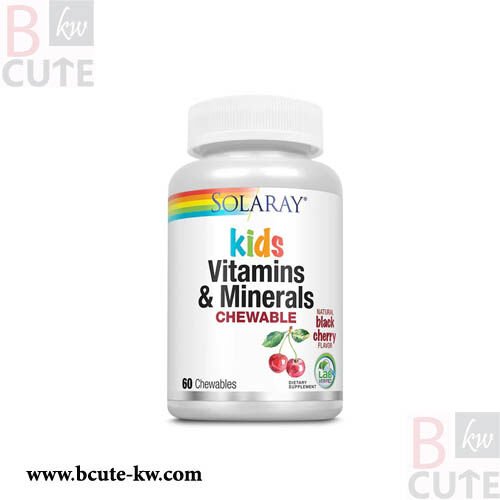 Solaray Kids Multivitamins & Minerals 60 Chewable Tablets