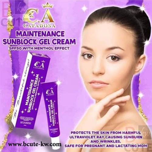 CAPADOSA MAINTENANCE SUNBLOCK GEL CREAM