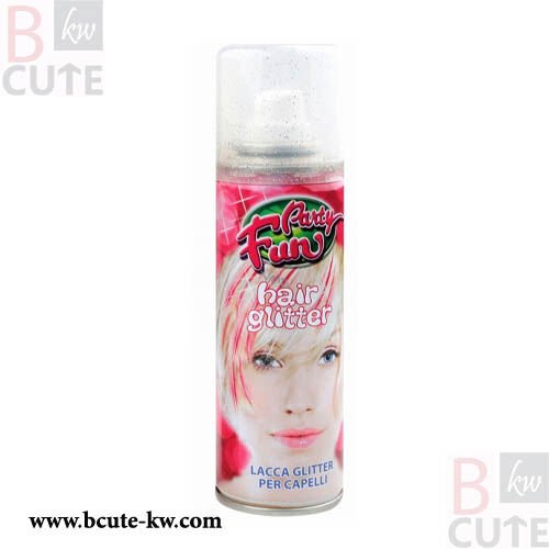 PARTY FUN hairspray and SILVER Glitters 125 ml