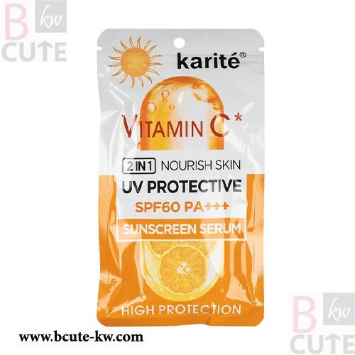 Karite Vitamin C Spf 60 UV Protective Sunscreen Serum