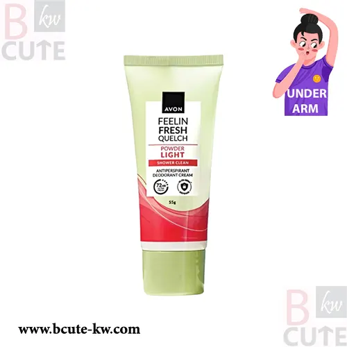 Avon Feelin Fresh Quelch Powder Light Anti-Perspirant Deodorant Cream - 55g Avon Feelin Fresh Quelch Powder Light Anti-Perspirant Deodorant Cream - 55g