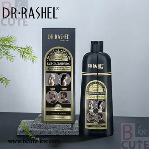 Dr Rashel Hair Color Shampoo natural black 400ml
