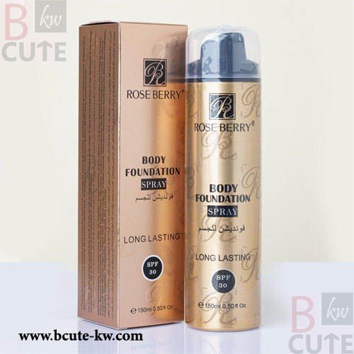 Rose berry Foundation Body And Legs Spray Natural - 150ml