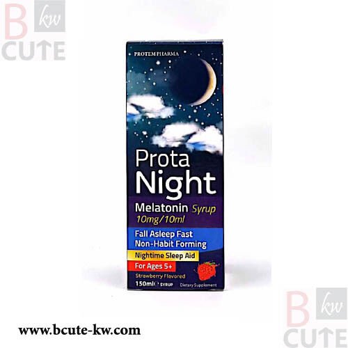 Protem Pharma Prota Night Melatonin Syrup 10mg/10ml 150ml