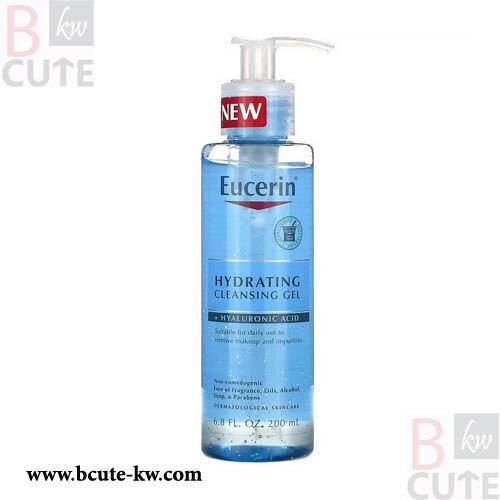 Eucerin, Hydrating Cleansing Gel + Hyaluronic Acid, 6.8 fl oz