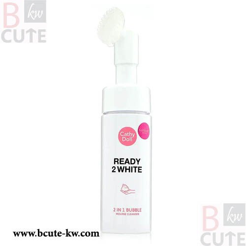 CATHY DOLL READY 2 WHITE 2IN1 BUBBLE MOUSSE CLEANSER - 120ML