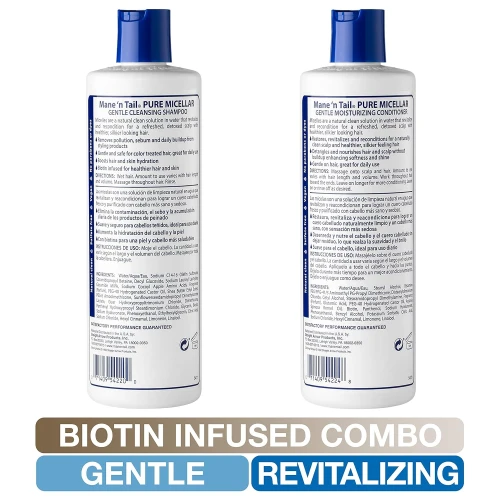 Mane 'n Tail Micellar Biotin Infused Shampoo & Conditioner