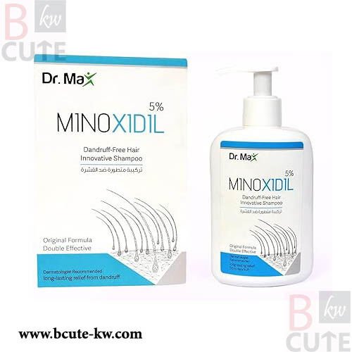 dr max Minoxidil 5% Anti-Dandruff-Free Hair Innovative Shampoo