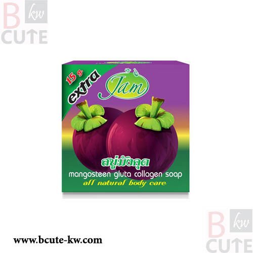 Jam Face and Bath Soap - Mangosteen Gluta collagen - 65g