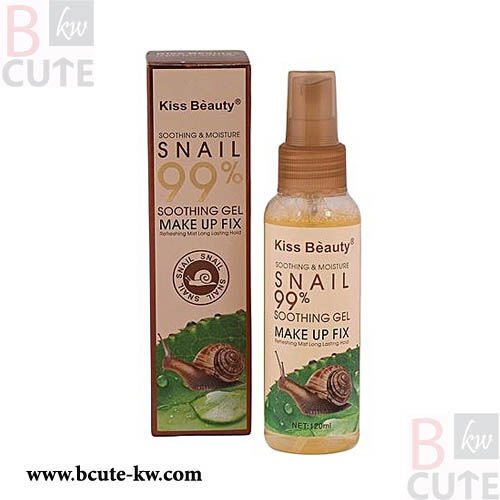 Kiss Beauty Soothing & Moisture Snail Soothing Gel Make-Up Fixer