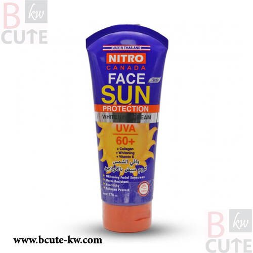 Nitro Canada Face Sun Protection Whitening Cream SPF 60 170 ml
