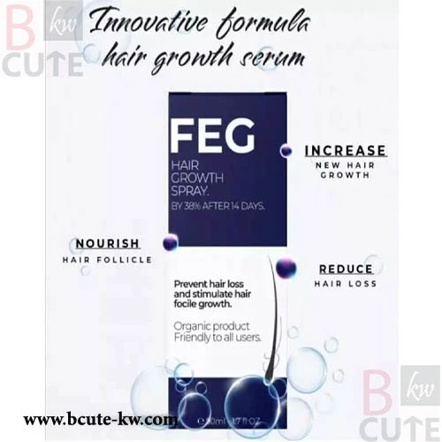 FEG Organic Anti Hair Loss Hair Growth spray Oil 50 ml