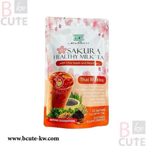 Namiroseus SAKURA Healthy Thai Milktea, 10 Sachets