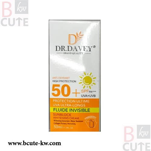 Dr. Davey brightening & moisturizing sunscreen 50spf 50 ml