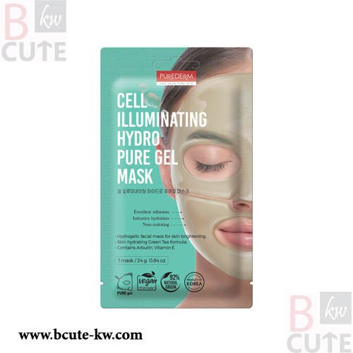 PUREDERM Cell Illuminating Hydro Pure Gel Mask, 25 g