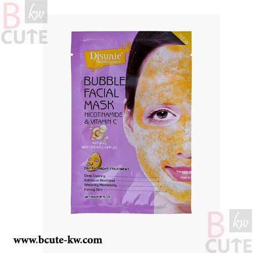 Disunie Nicotinamide & Orange Vitamin C Bubble Facial Mask - 25 ml