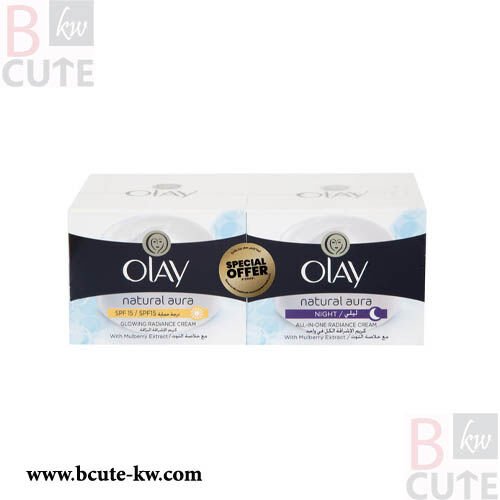 Olay Natural White Day and Night Cream 50Ml +50ml