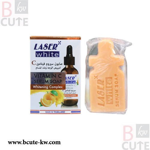 Laser White Serum Soap Vitamin C 90gm